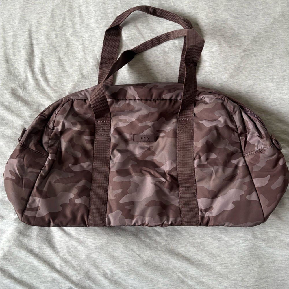 PINK Victoria's Secret Camouflage Duffel Bag